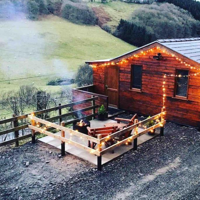Cabin Pren , Darowen , Machynlleth Appartement Buitenkant foto